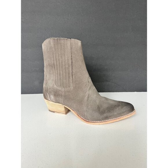 NWOB FREE PEOPLE New Frontier taupe Chelsea boots size 39 - Picture 6 of 10